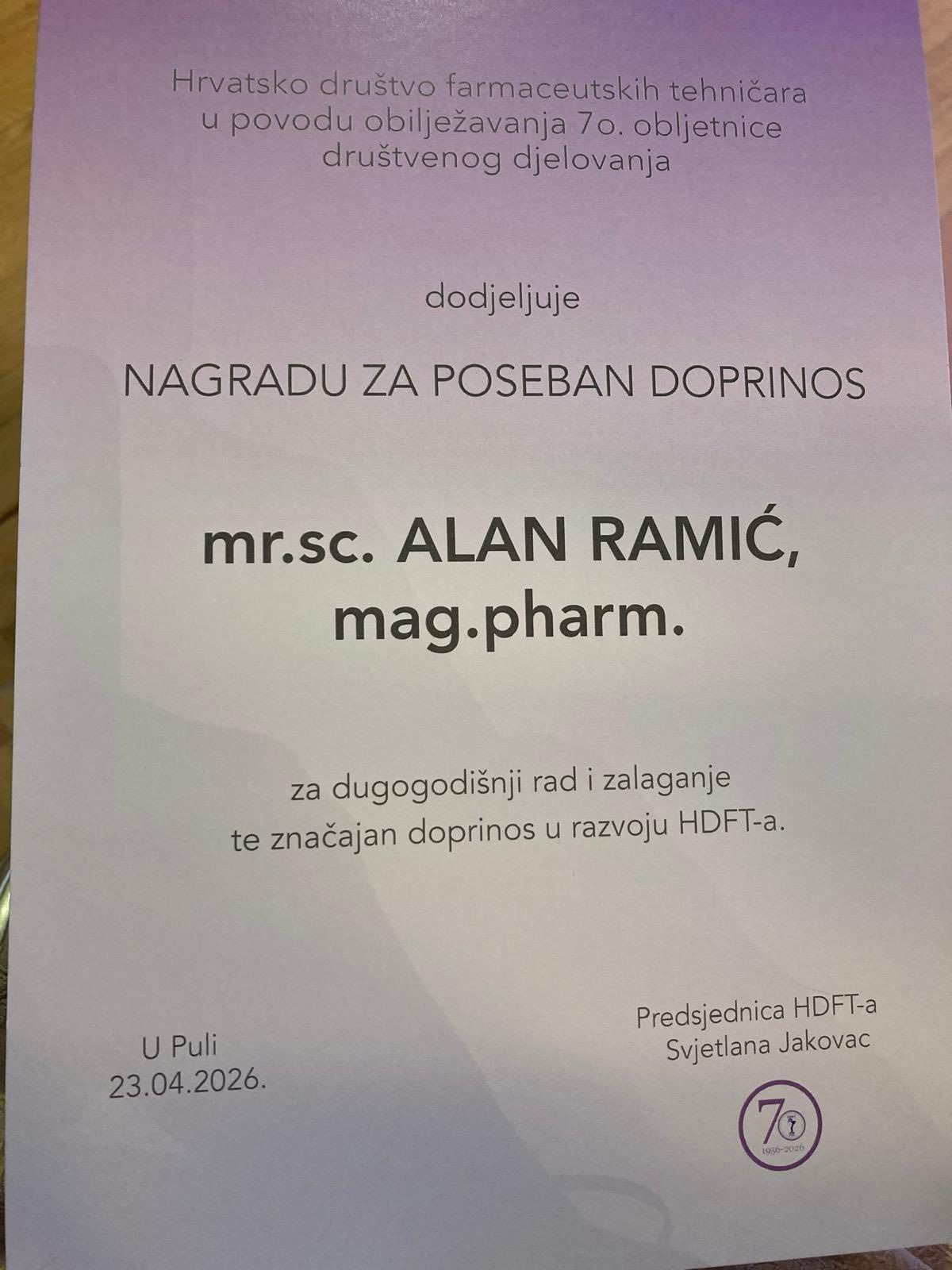Progressus ponovno partner Sabora farmaceutskih tehničara